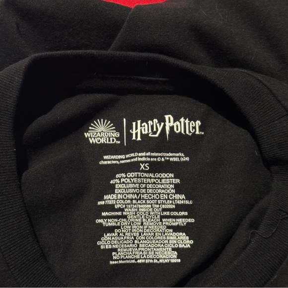 Harry Potter Hogwarts Advanced Potion Making Graphic Tee XS Black - Picture 5 of 6